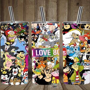 I Love the 80s tumbler